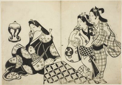 Elskere, der forlader et værelse af Sugimura Jihei
