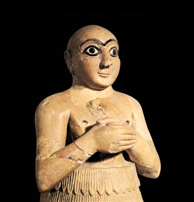 Selim, bror til kongen af Mari i Syrien, 3. årtusinde f.Kr. (skulptur) af Sumerian Sumerian