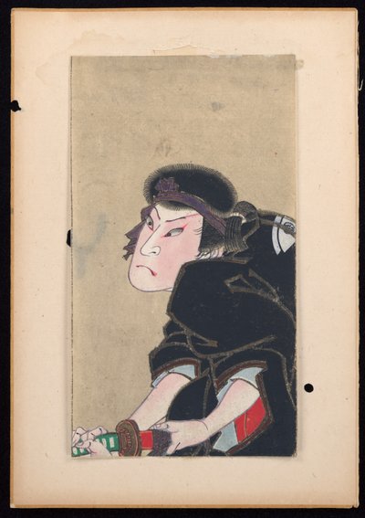 Album med tyve halvlange portrætter af skuespillere i roller af Sunbaisai (attr.to) Hokuei