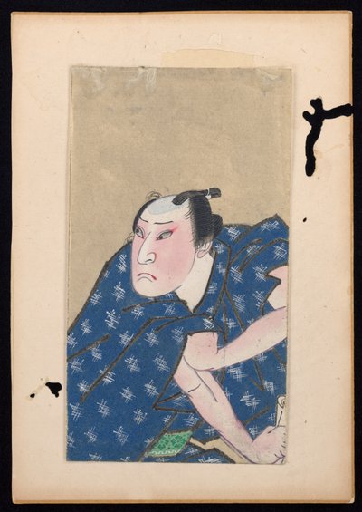 Album med tyve halvlange portrætter af skuespillere i roller af Sunbaisai (attr.to) Hokuei