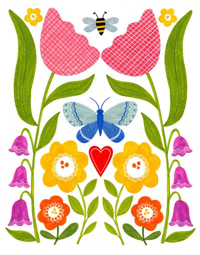 Folk Art Garden af Susan Black