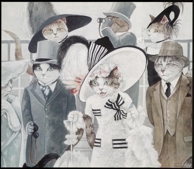 Illustration fra filmen Cats (udgivet 2006) af Susan Herbert