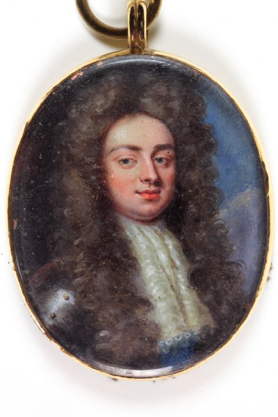 John Holles, hertug af Newcastle (akvarel på elfenben) af Susan Penelope Gibson