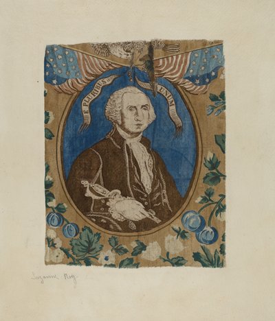 Portræt af George Washington, ca. 1939. af Suzanne Roy