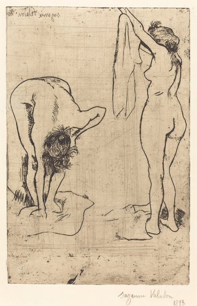 Kvinder i badet af Suzanne Valadon