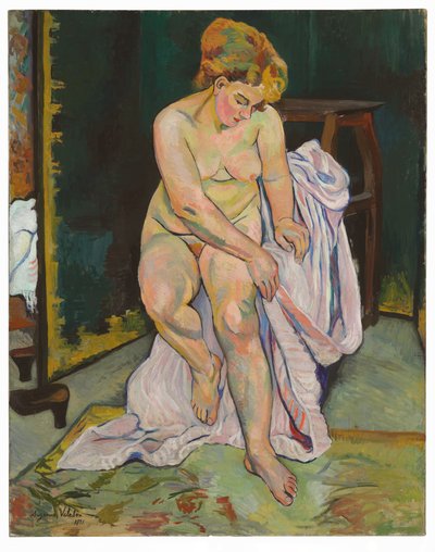 Nøgen med draperi af Suzanne Valadon
