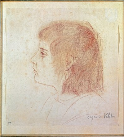 Portræt af maleren Maurice Utrillo som barn af Suzanne Valadon