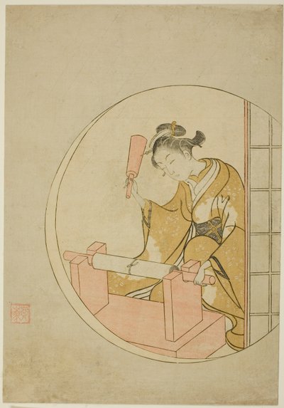 Fyldende klud af Suzuki Harunobu