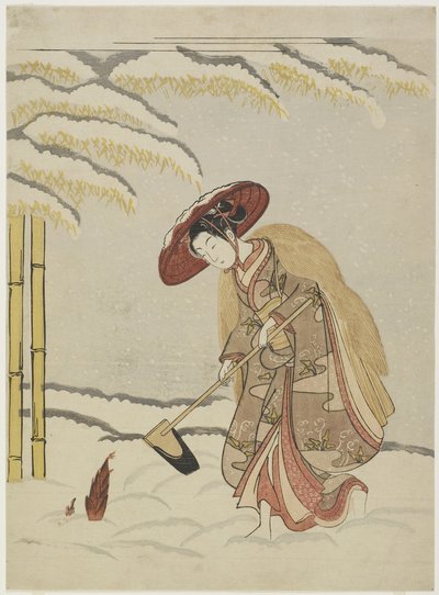 Mitate af Meng Zong, en af de fireogtyve forbilleder for fromhed, efter 1765 af Suzuki Harunobu