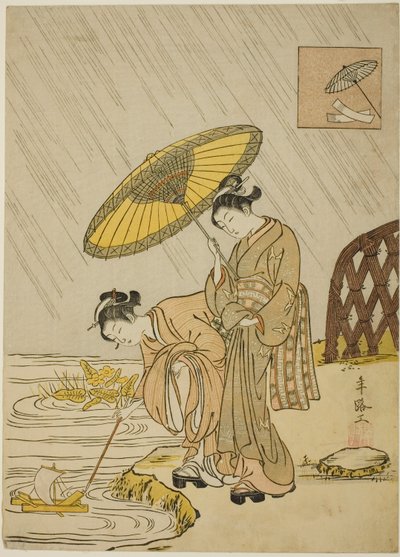ono ingen komachi af Suzuki Harunobu