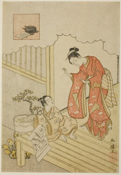 ono ingen komachi af Suzuki Harunobu