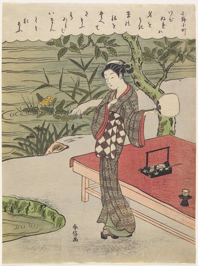 Ono Komachi, ca. 1767 af Suzuki Harunobu