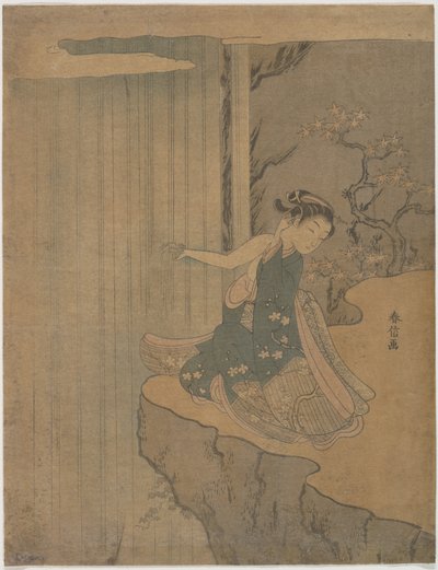 Parodi på legenden om Kyoyu og Sofu af Suzuki Harunobu