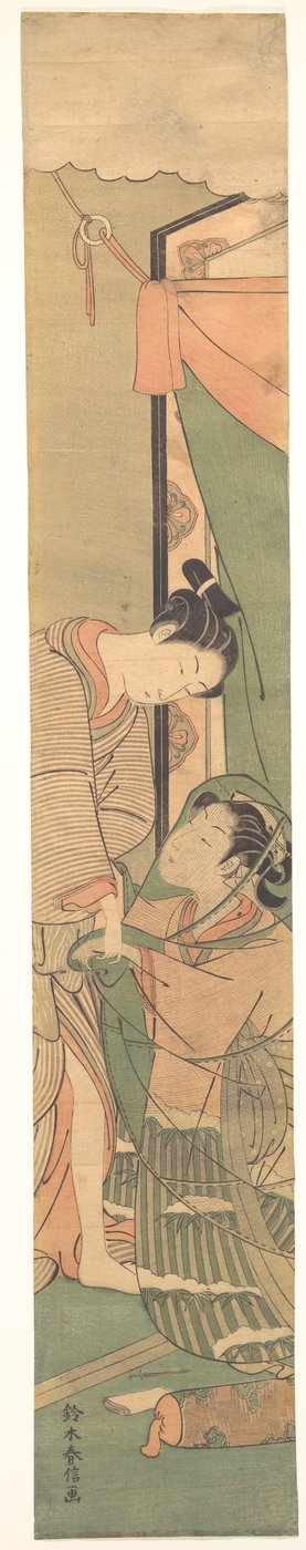 Trennung der Liebenden: Der Morgen danach af Suzuki Harunobu