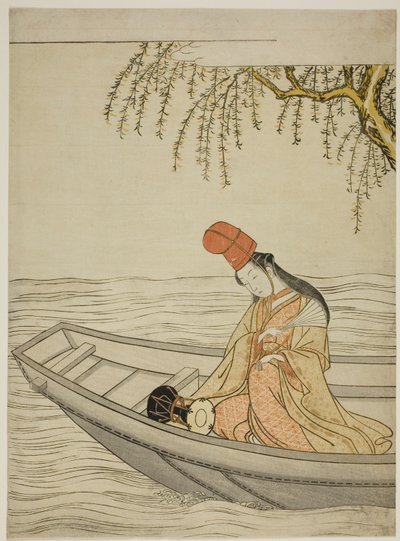 Hakubyo Dancer medlem Asazuma Boa t af Suzuki Harunobu