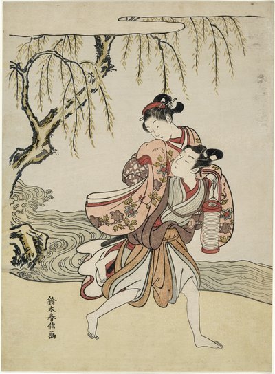 The Elopement (parodi på Akutagawa-episoden fra "Tales of Ise") af Suzuki Harunobu