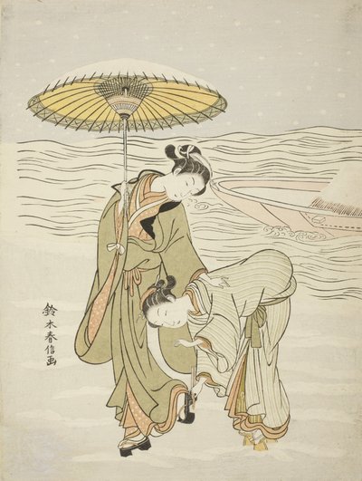 Den sneklædte Geta, c.1767-68 af Suzuki Harunobu