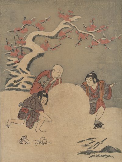 Snebolden, 1770., 1770. af Suzuki Harunobu