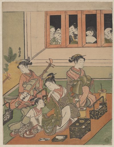De iagttagende og de iagttagede af Suzuki Harunobu