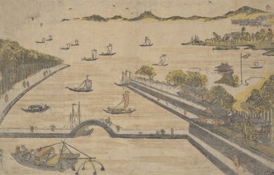Se w Af Fukagawa, Edo, eller. 1764. , myg. 1764. af Suzuki Harunobu