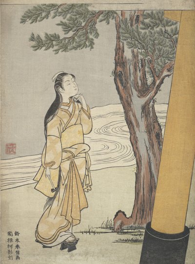 Besøg i en helligdom ved oksens time Ushi no toki mairi, 1765., 1765. af Suzuki Harunobu