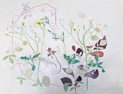 Wild Things, 2024 (olie på linned) af Suzy Fasht