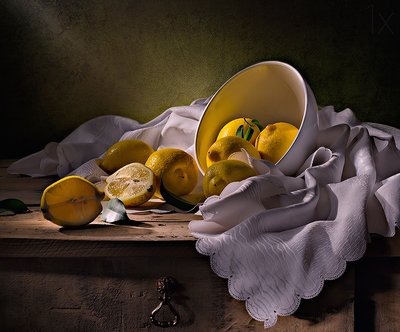 Rustikt citrusstilleben af Svetlana L