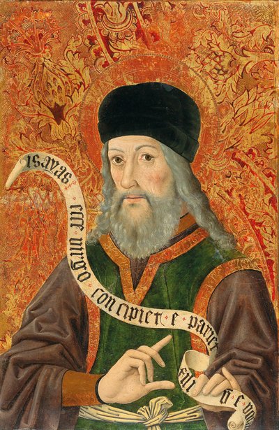 Profeten Esajas, 1400-tallet. af Swabian master