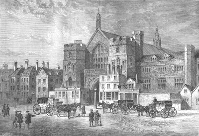 Westminster Hall, 1808 1897 af Swain