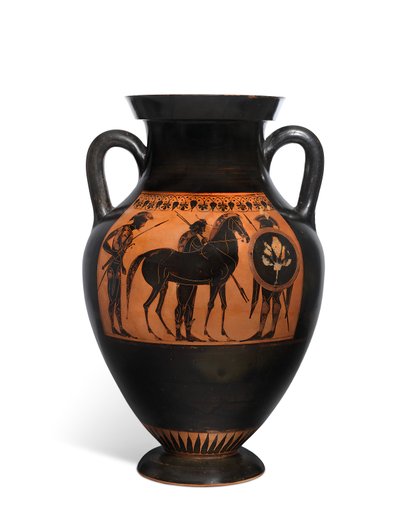 Attic sort-figured amfora, ca. 540-520 BC (malet keramik) af Swing Painter (attr.to)