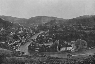 Baden, generel visning (s/h foto) af Swiss Photographer