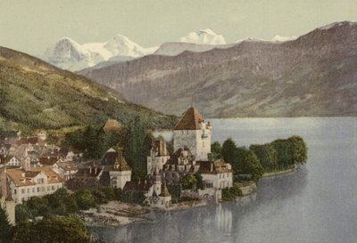 Berner Oberland: Oberhofen (farvet foto) af Swiss Photographer