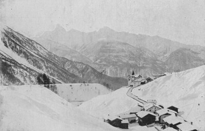 Wiesen før Davos (s/h foto) af Swiss Photographer