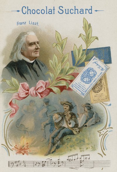 Franz Liszt, østrigsk komponist og musiker af Swiss School