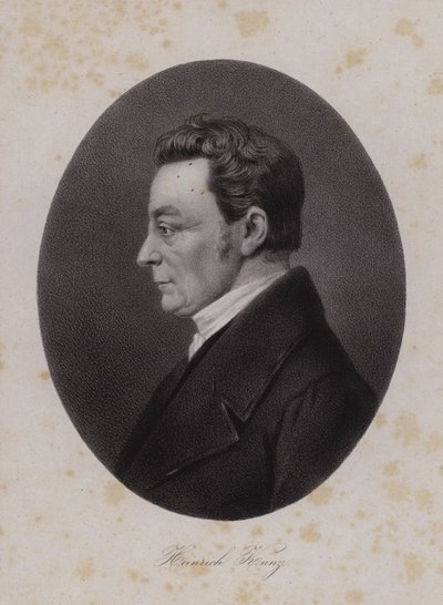 Heinrich Kunz, schweizisk tekstilproducent (gravering) af Swiss School