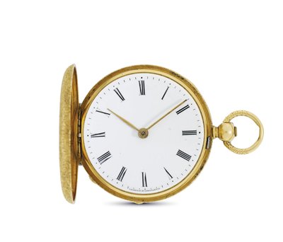 Hunter case nøgleopviklet cylinderur, Vacheron et Constantin, Geneve, ca. 1860 af Swiss School