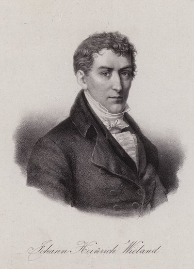 Johann Heinrich Wieland, schweizisk advokat og politiker i Den Helvetiske Republik (gravering) af Swiss School