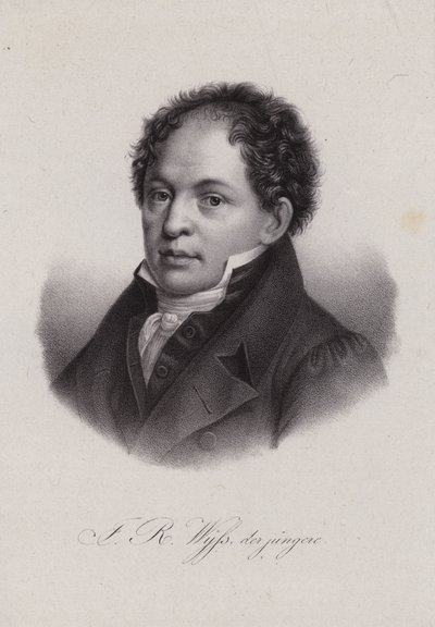 Johann Rudolf Wyss, schweizisk forfatter (gravering) af Swiss School