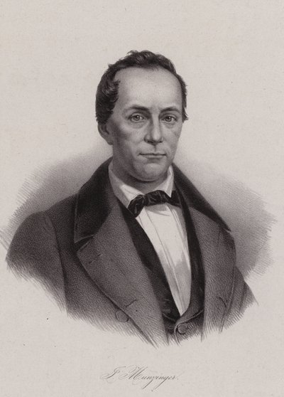 Josef Munzinger, schweizisk politiker (gravering) af Swiss School