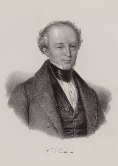 Karl Neuhaus, schweizisk politiker (gravering) af Swiss School