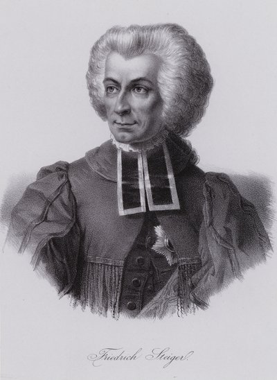 Niklaus Friedrich von Steiger, schweizisk politiker (gravering) af Swiss School