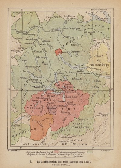 Det gamle schweiziske forbund af Swiss School