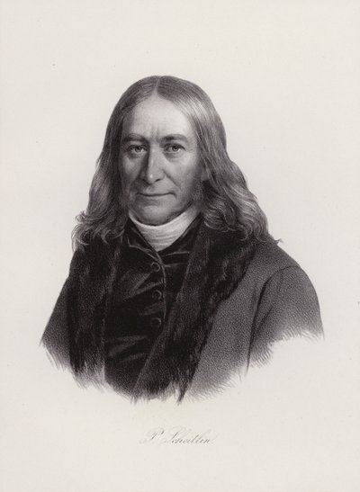 Peter Scheitlin, schweizisk præst og lærer (gravering) af Swiss School