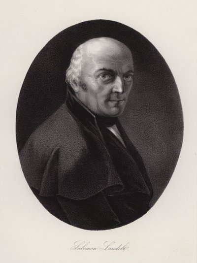 Salomon Landolt, schweizisk politiker (gravering) af Swiss School