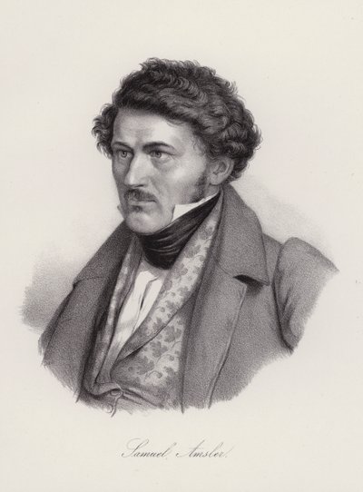 Samuel Amsler, schweizisk gravør (gravering) af Swiss School