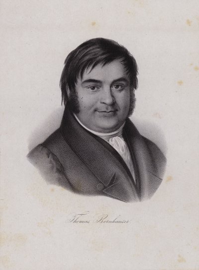 Thomas Bornhauser, schweizisk teolog (gravering) af Swiss School