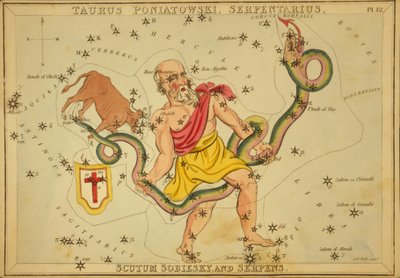 Poniatowskis Tyr, Serpentarius, Sobieskys skjold og slange, illustration fra 
