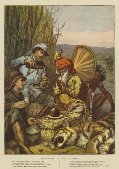 Jul i junglen (chromolitho) af Sydney Prior Hall