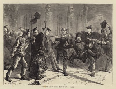 Oxford Sketches, by og kjole af Sydney Prior Hall