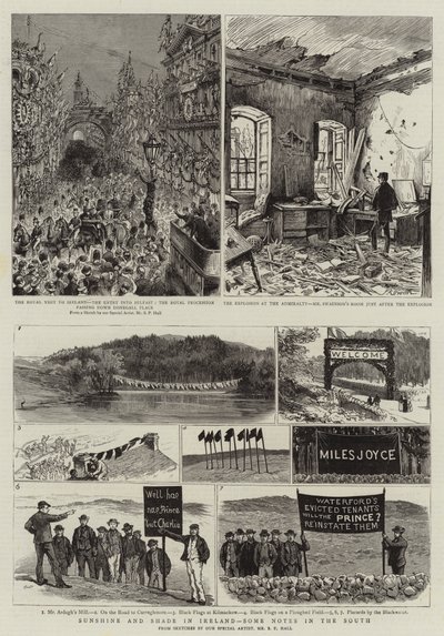 Solskin og skygge i Irland, nogle noter i det sydlige Irland af Sydney Prior Hall